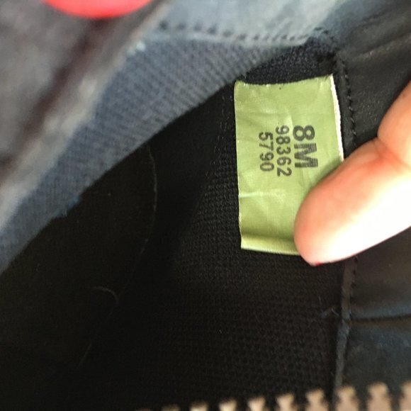 Timberland Grey suede ankle boots heeled‎ Womens Size 8M Square Toe Side Zipper - Picture 8 of 8